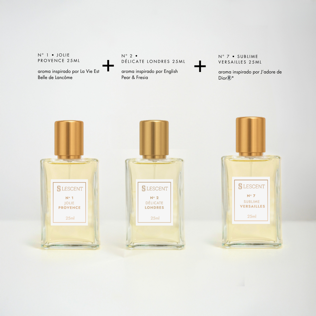 Kit Trilogia Essencial: N°1 + Nº 2 + Nº 7 | 25ML