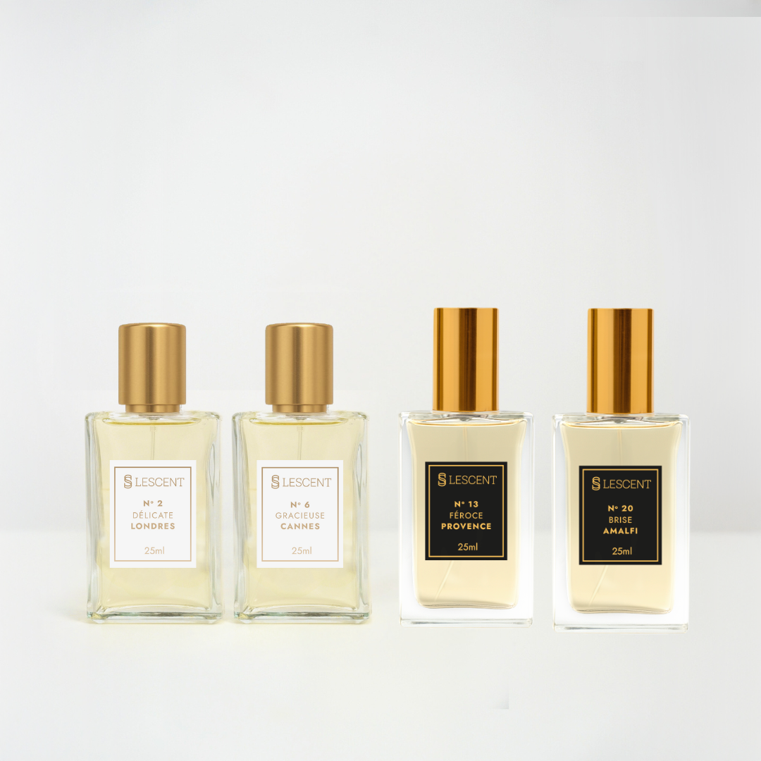 Kit Quarteto Hits Unissex Nº 2 + Nº 6 + Nº 13 + Nº 20 | 25ml