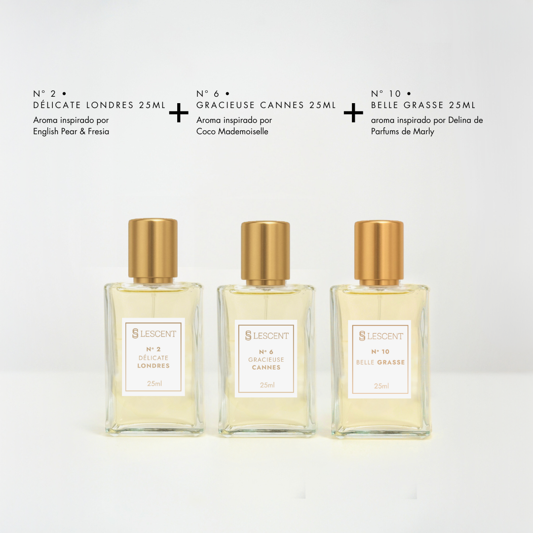 Kit Trilogia Essencial: Nº 2 + Nº 6 + Nº 10 | 25ml