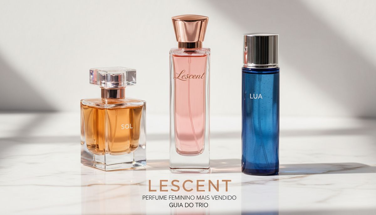 Perfume feminino mais vendido Lescent: guia do trio