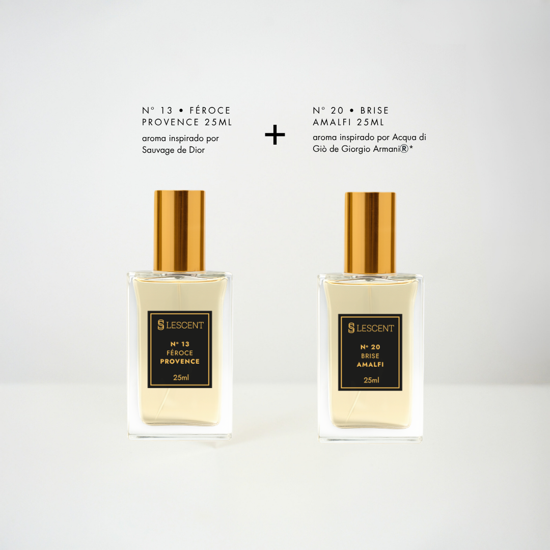 Kit Dueto Essencial Masculino - Nº 13 + Nº 20 | 25ml