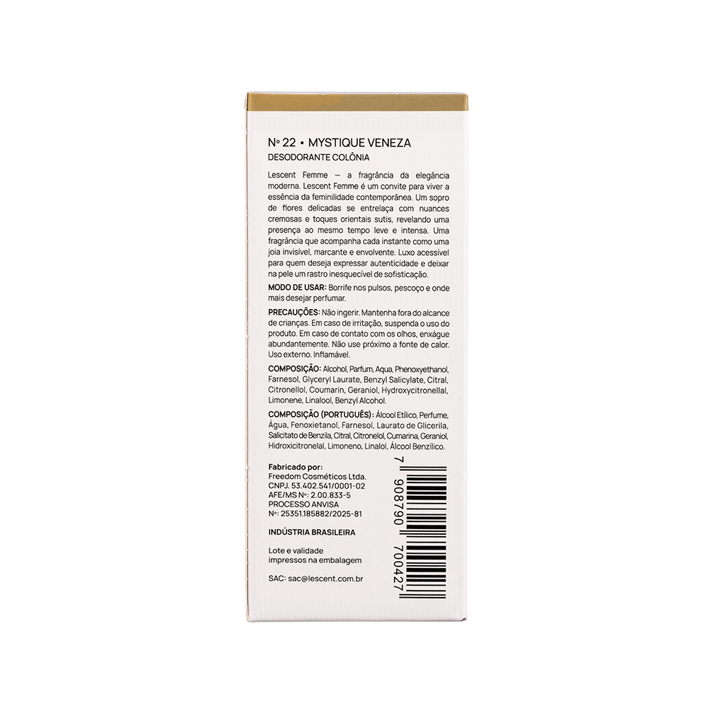 Nº 22 •  MYSTIQUE VENEZA - 25ml
