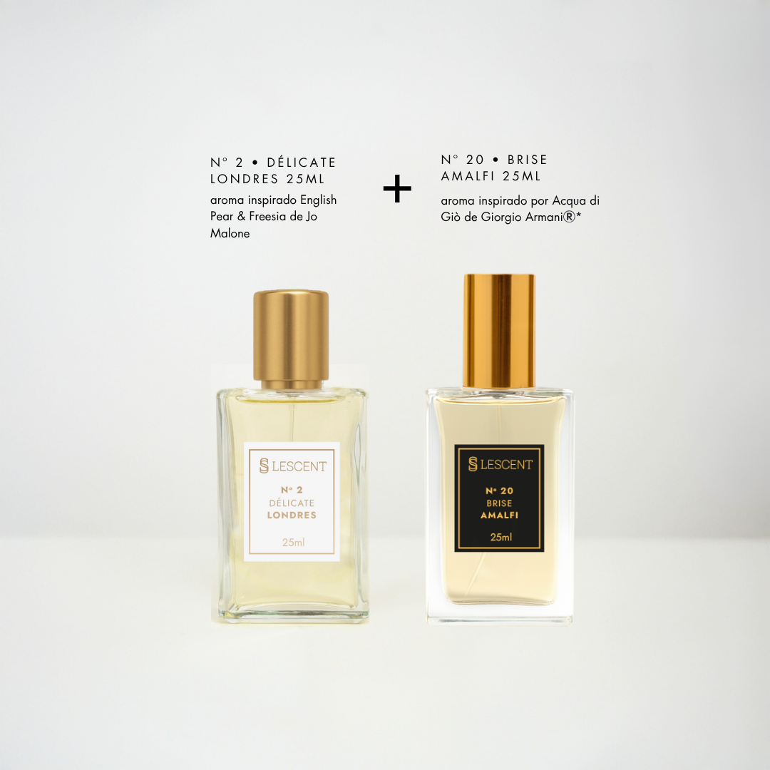 Kit Dueto Elegância - Nº 2 + Nº 20 | 25ml