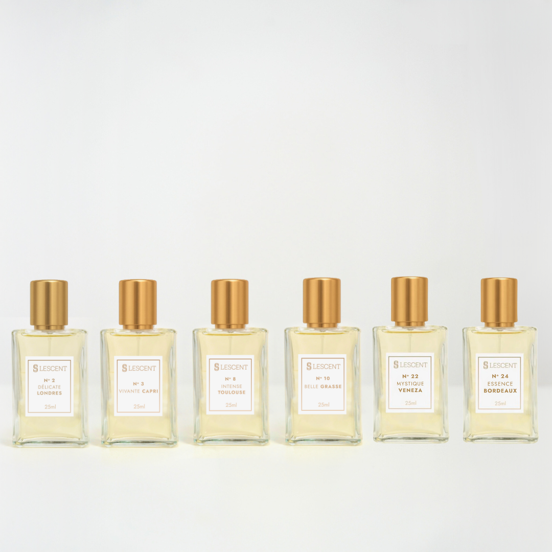 Kit Sexteto Feminino Nº 2 + Nº 3 + Nº 8 + Nº 10 + Nº 22 + Nº 24 | 25ml