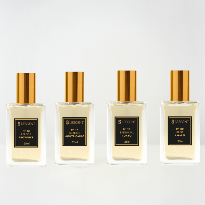 Kit Quarteto Clássico Masculinos Nº 13 + Nº 17 + Nº 18 + Nº 20 | 25ml