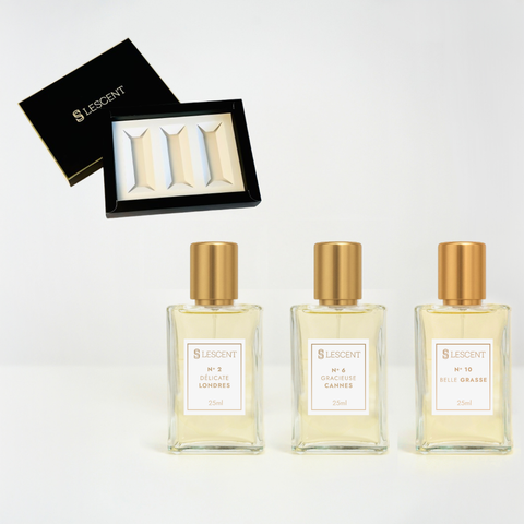 Kit Caixa de Presente + Kit Trilogia Essencial: Nº 2 + Nº 6 + Nº 10 | 25ml