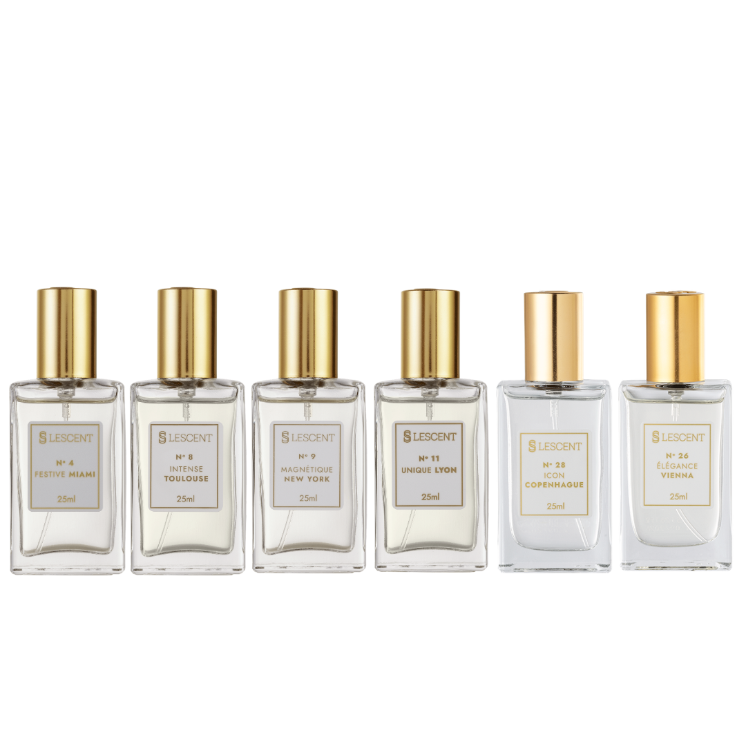 Kit Sexteto Feminino Nº 4 + Nº 8 + Nº 11 + Nº 24 + Nº 26 + Nº 28 | 25ml