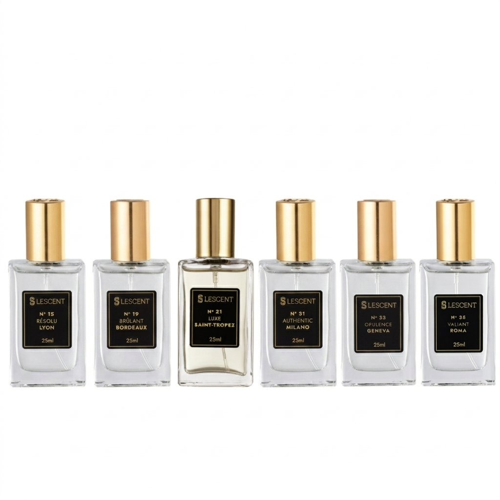 Kit Sexteto Masculino Nº 15 + Nº 19 + Nº 21 + Nº 31 + Nº 33 + Nº 35 | 25ml
