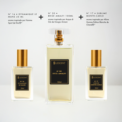 Kit Trilogia Citrus: Nº 20 | 100ml + Nº 16 + Nº 17 | 25ml