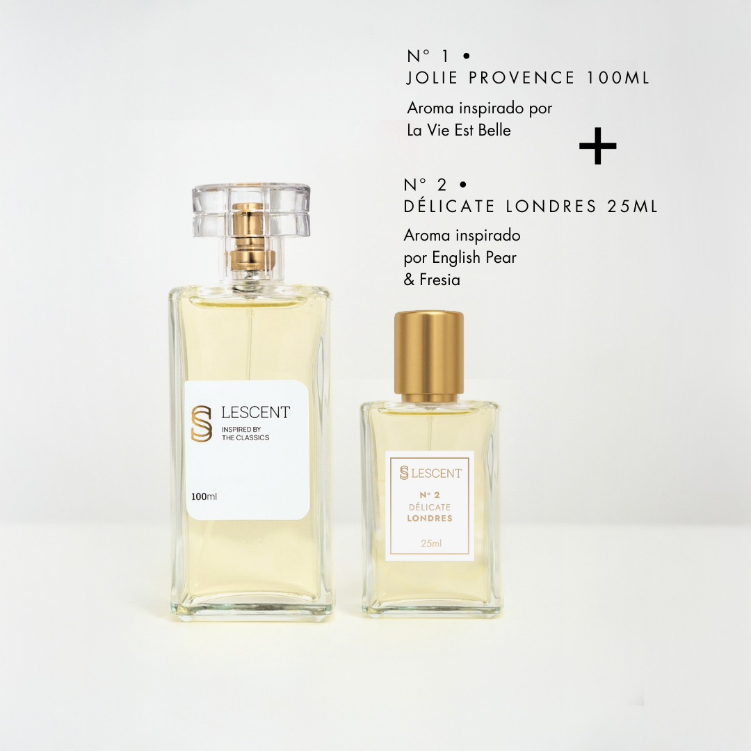 Nº 1 • JOLIE PROVENCE + Nº 2 • DÉLICATE LONDRES