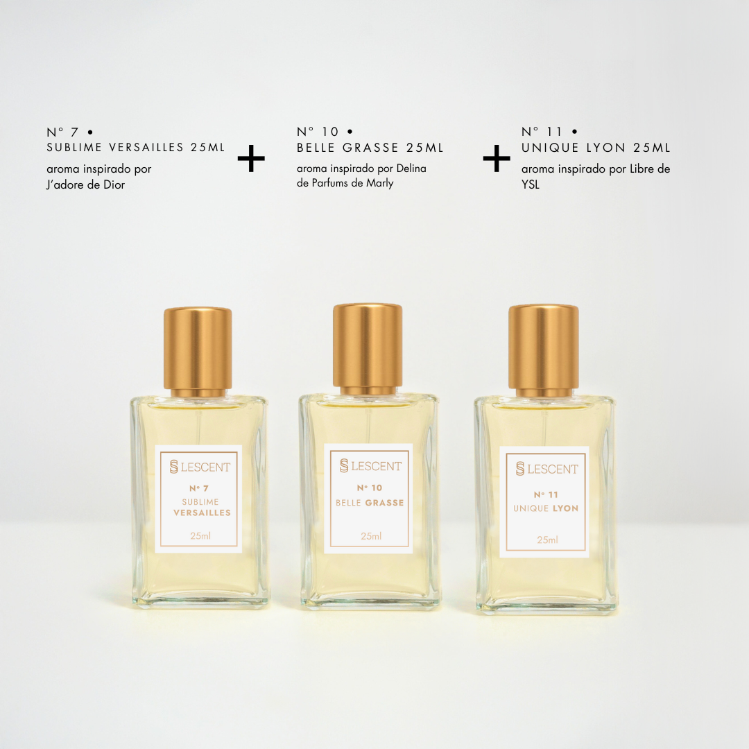 Kit Trilogia Clássica Nº 7 + Nº 10 + Nº 11 | 25ml