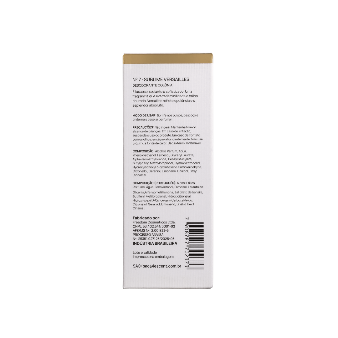 Nº 7 • Sublime Versailles - 100ml