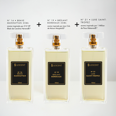 Kit Trilogia Noturna Nº 14 + Nº 19 + Nº 21 | 100ml