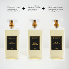 Kit Trilogia Essencial Masculina Nº 12 + Nº 13 + Nº 20 | 100ml