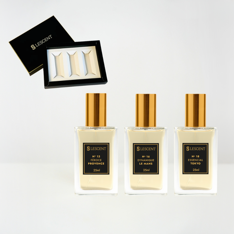 Caixa + Kit Trilogia Intensa Nº 13 + Nº 18 + Nº 16  25ml