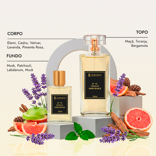 Kit Dueto Féroce Provence Nº 13 | 100ml + Nº 13 | 25ml
