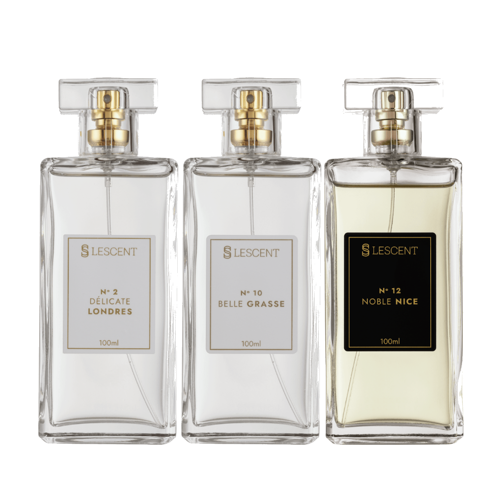 Kit Trilogia Versátil Nº 2 + Nº 10 + Nº 12 | 100ml