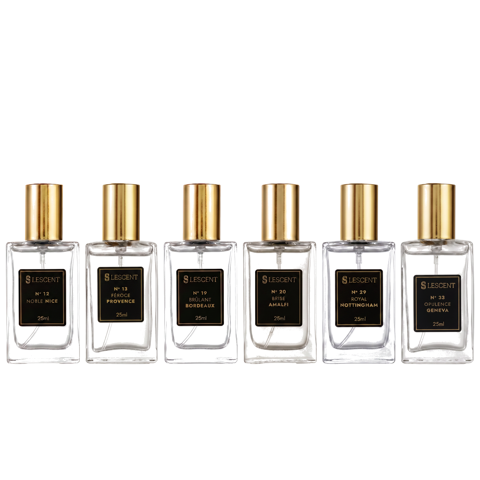 Kit Sexteto Masculino Nº 12 + Nº 13 + Nº 19 + Nº 20 + Nº 29 + Nº 33 | 25ml