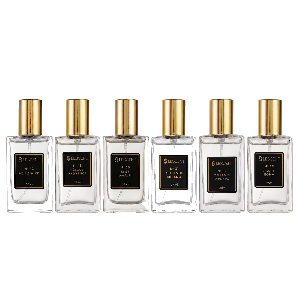 Kit Sexteto Masculino Nº 12 + Nº 13 + Nº 20 + Nº 31 + Nº 33 + Nº 35 | 25ml