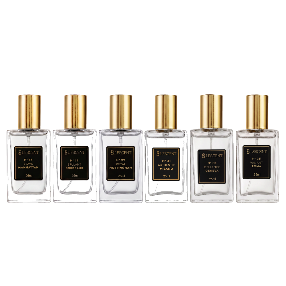 Kit Sexteto Masculino Nº 14 + Nº 19 + Nº 29 + Nº 31 + Nº 33 + Nº 35 | 25ml