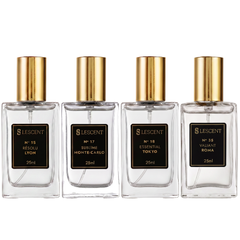 Kit Quarteto Ícones Masculinos Nº 15 + Nº 17 + Nº 18 + Nº 35 | 25ml