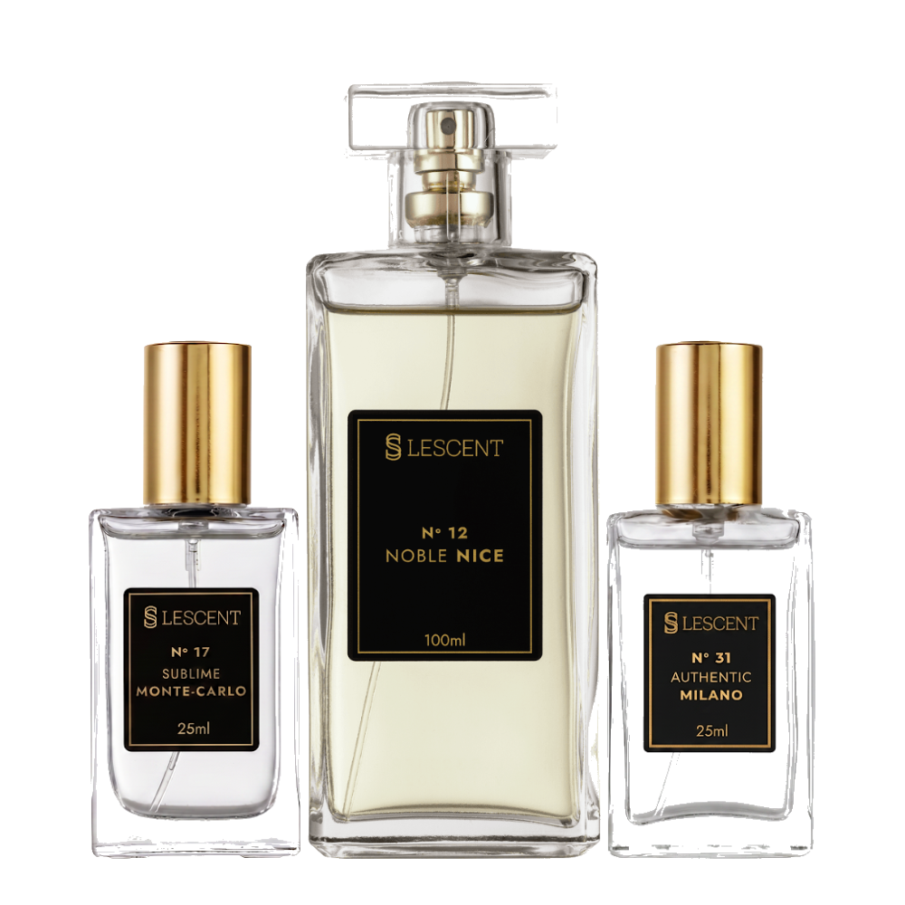 Kit Trilogia: Nº 12 | 100ml + Nº 31 + Nº 17 | 25ml