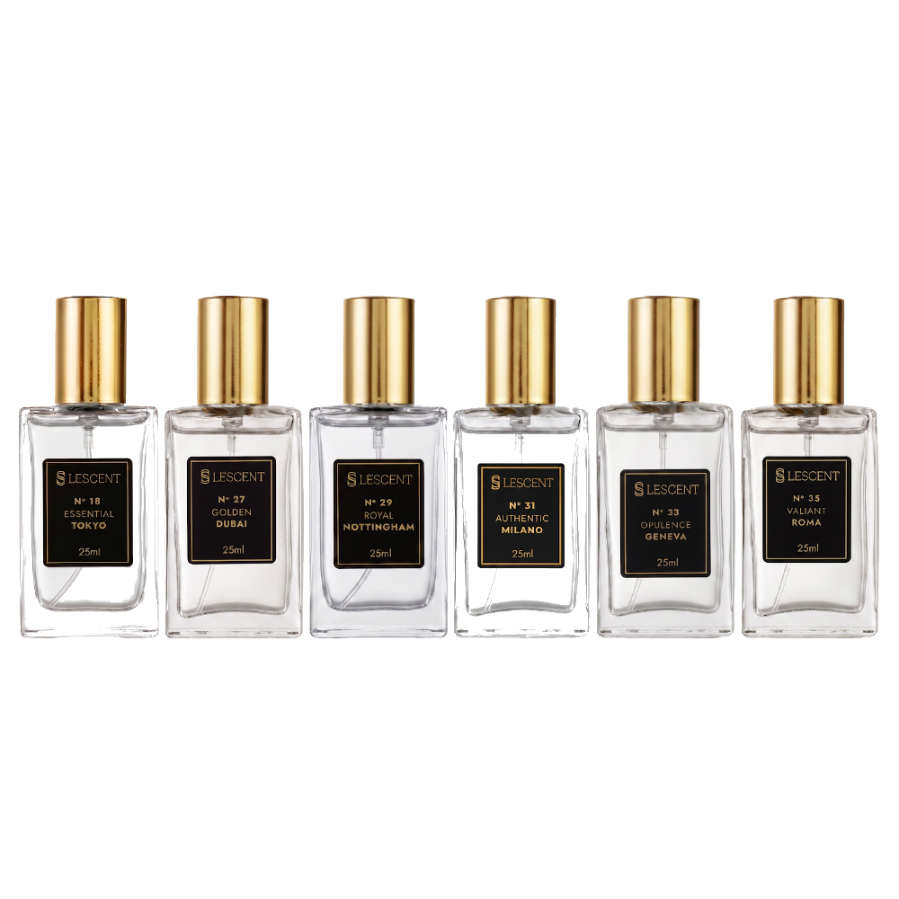 Kit Sexteto Masculino Nº 18 + Nº 27 + Nº 29 + Nº 31 + Nº 33 + Nº 35 | 25ml