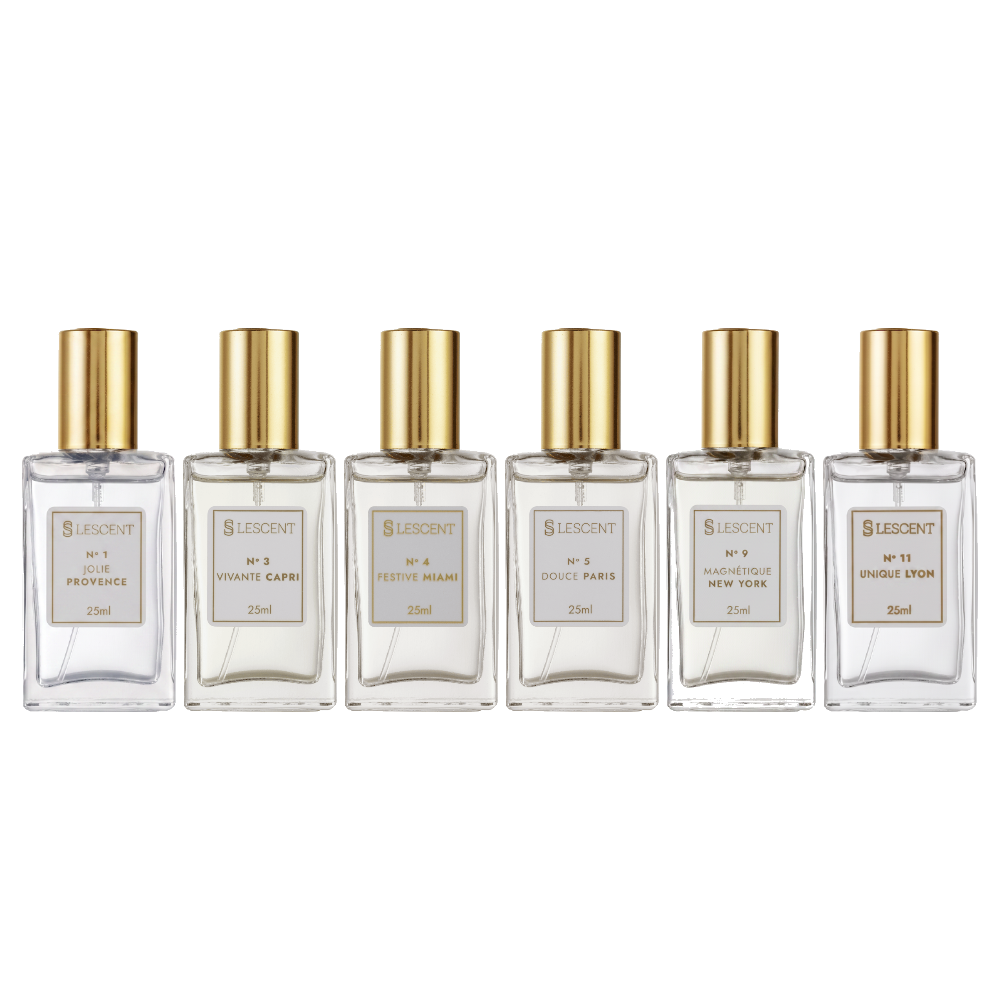 Kit Sexteto Feminino Nº 1 + Nº 3 + Nº 4 + Nº 5 + Nº 9 + Nº 11 | 25ml