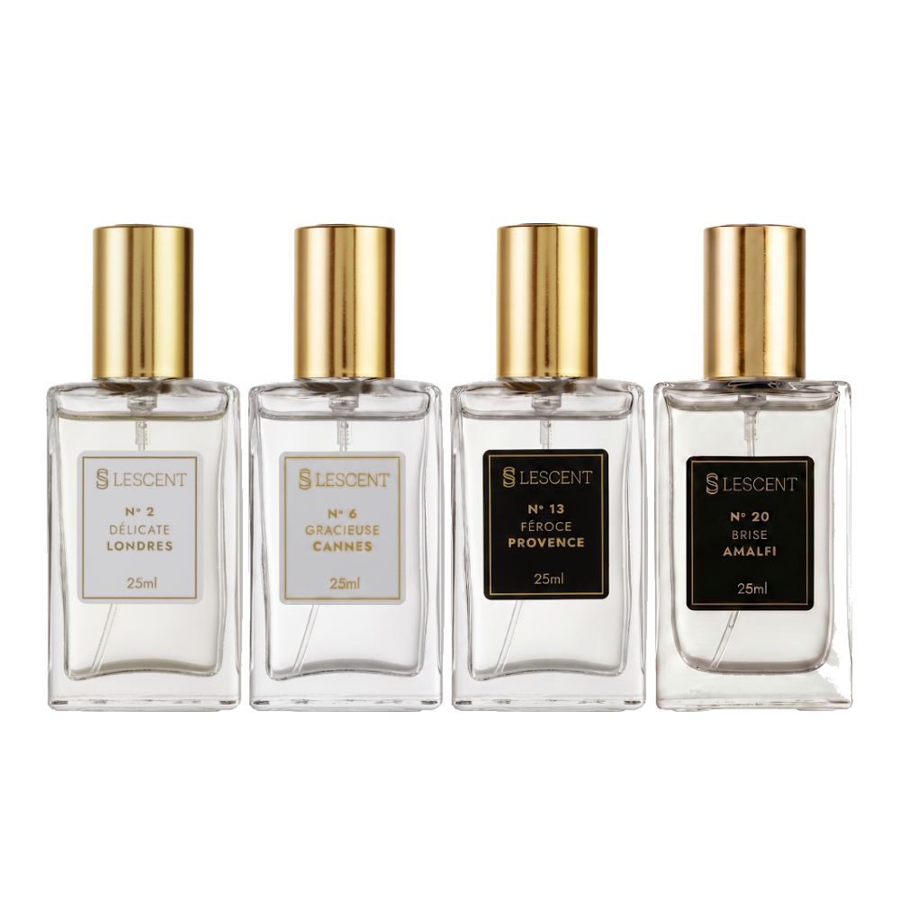 Kit Quarteto Hits Unissex Nº 2 + Nº 6 + Nº 13 + Nº 20 | 25ml
