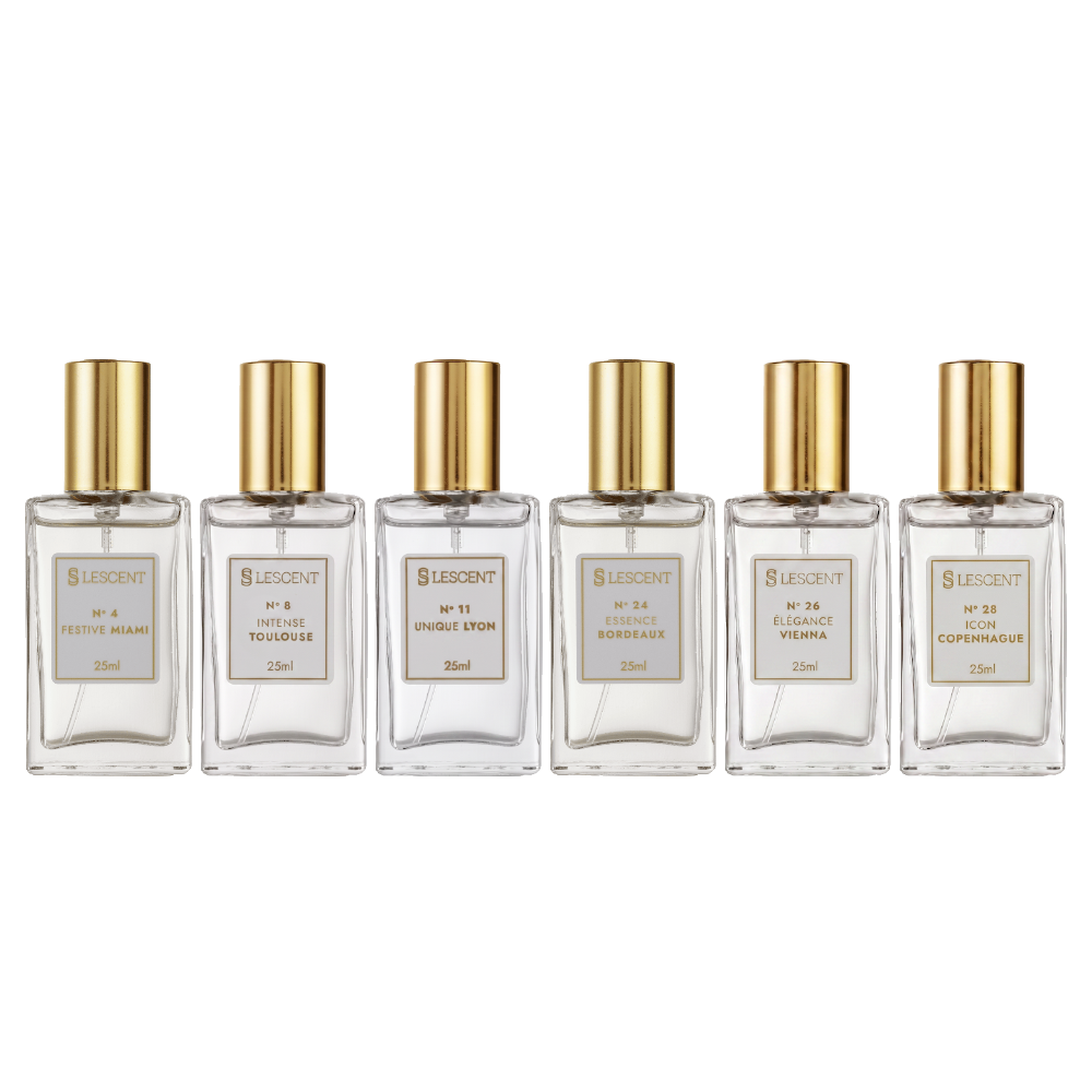 Kit Sexteto Feminino Nº 4 + Nº 8 + Nº 11 + Nº 24 + Nº 26 + Nº 28 | 25ml