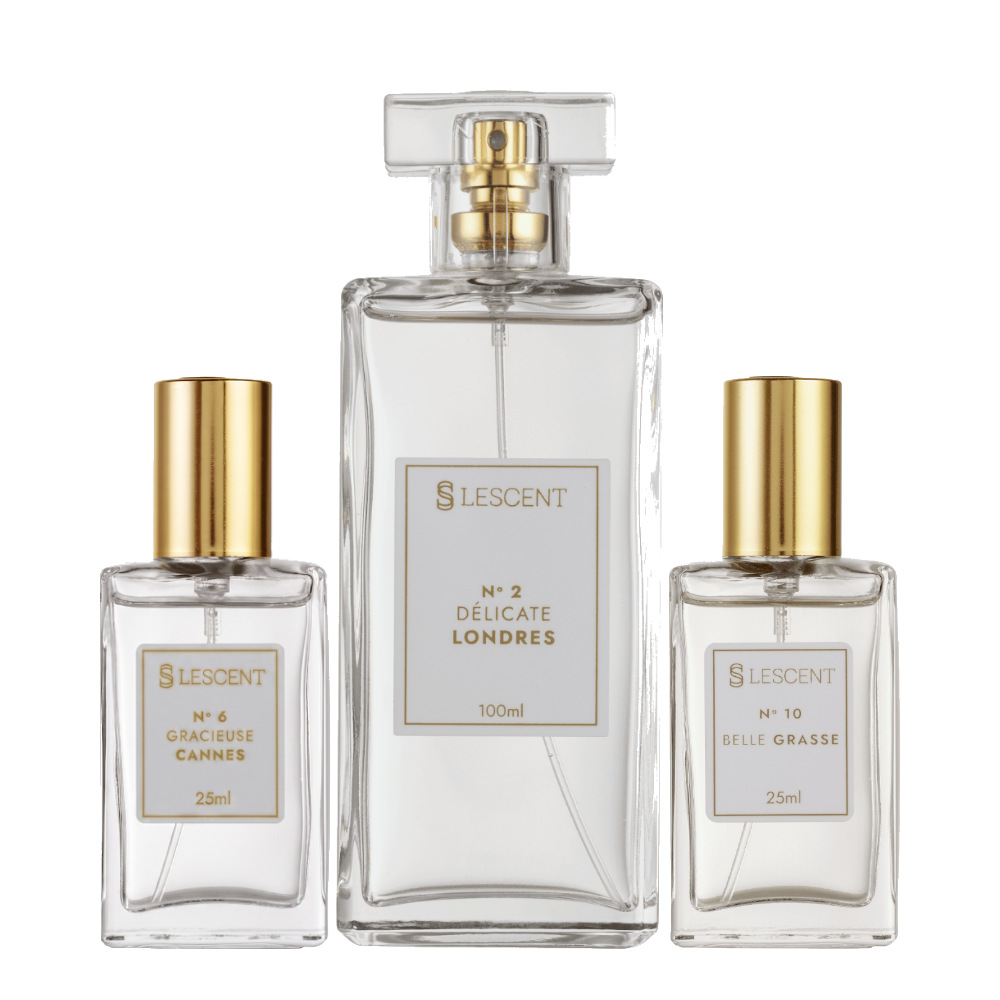 Kit Trilogia Essencial: Nº 2  | 100ml + Nº 6 + Nº 10 | 25ml