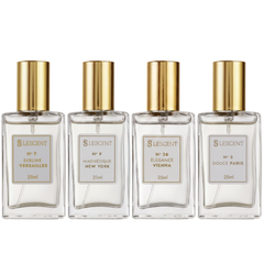 Kit Quarteto Clássicos Femininos Nº 5 + Nº 7 + Nº 9 + Nº 26 | 25ml