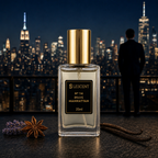 Perfume Lescent Nº 14 Brave Manhattan 25ml em rooftop de Manhattan à noite, com anis estrelado e lavanda