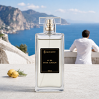 Perfume Lescent Nº 20 Brise Amalfi 100ml em parapeito caiado na costa de Amalfi, com limão e alecrim