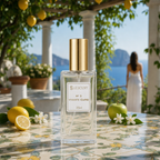 Perfume Lescent Nº 3 Vivante Capri 25ml em pergolado de limoeiros em Capri, com limão siciliano e maçã verde